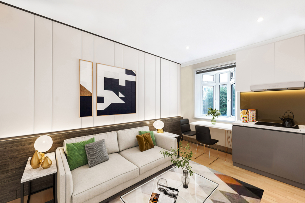 Virtual Home Renovation Staging Example Mayfair W1J Virtual Stage Property