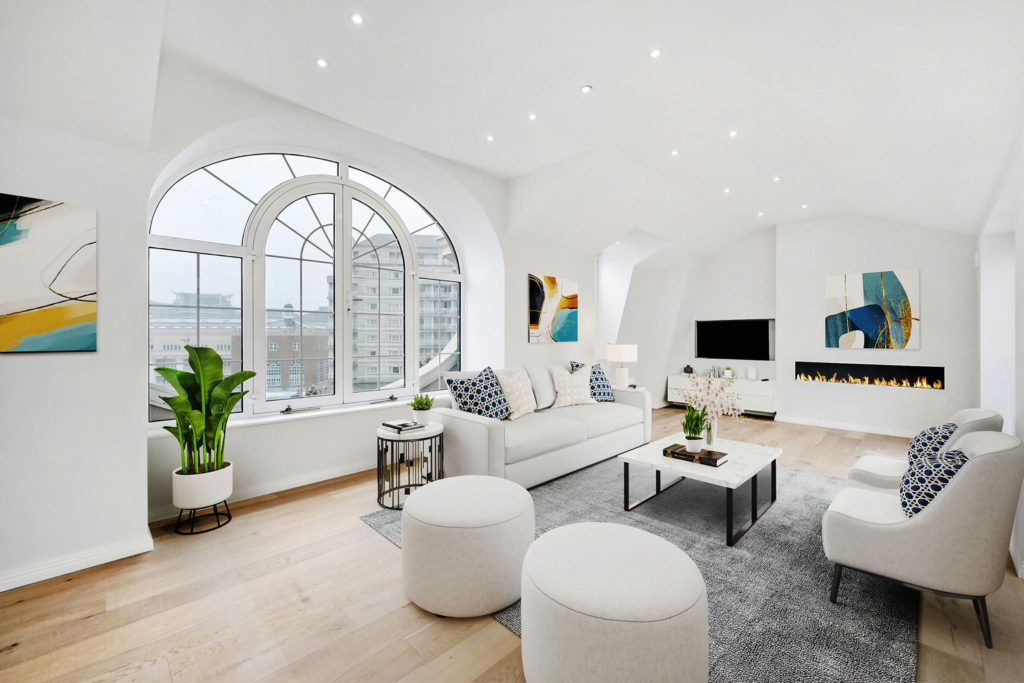 2D Virtual Home Staging / Virtual Furnishing examplee work in London, UK from Virtual Home Staging by Virtual Stage Property UK. Staging home for quick sale