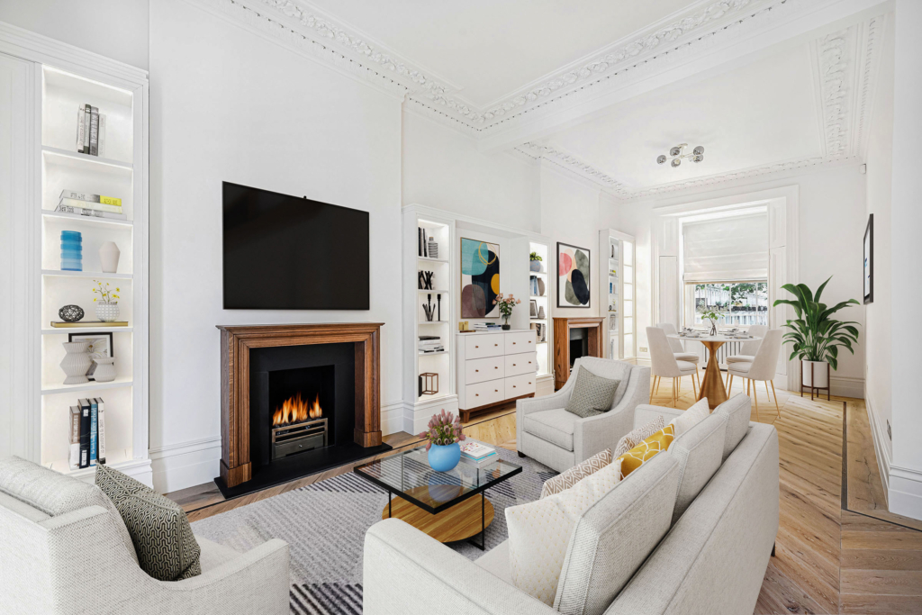 2D Virtual Home Staging / Virtual Furnishing examplee work in London, UK from Virtual Home Staging by Virtual Stage Property UK. Staging home for quick sale