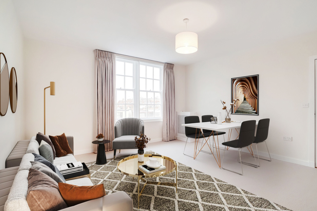 2D Virtual Home Staging / Virtual Furnishing examplee work in London, UK from Virtual Home Staging by Virtual Stage Property UK. Staging home for quick sale