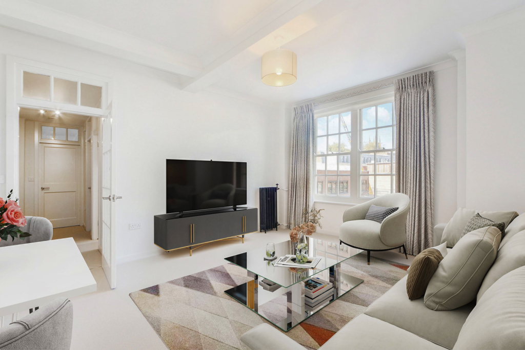 2D Virtual Home Staging / Virtual Furnishing examplee work in London, UK from Virtual Home Staging by Virtual Stage Property UK. Staging home for quick sale