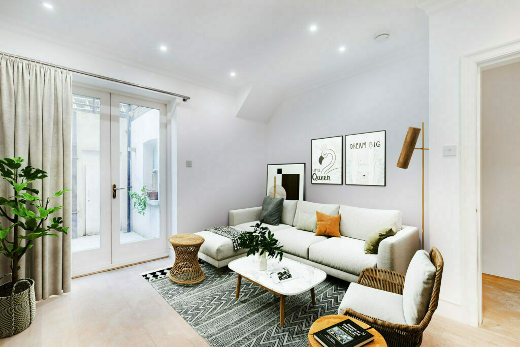 Living Room, 3D Virtual Renovation, Hammersmith and Fulham Virtual